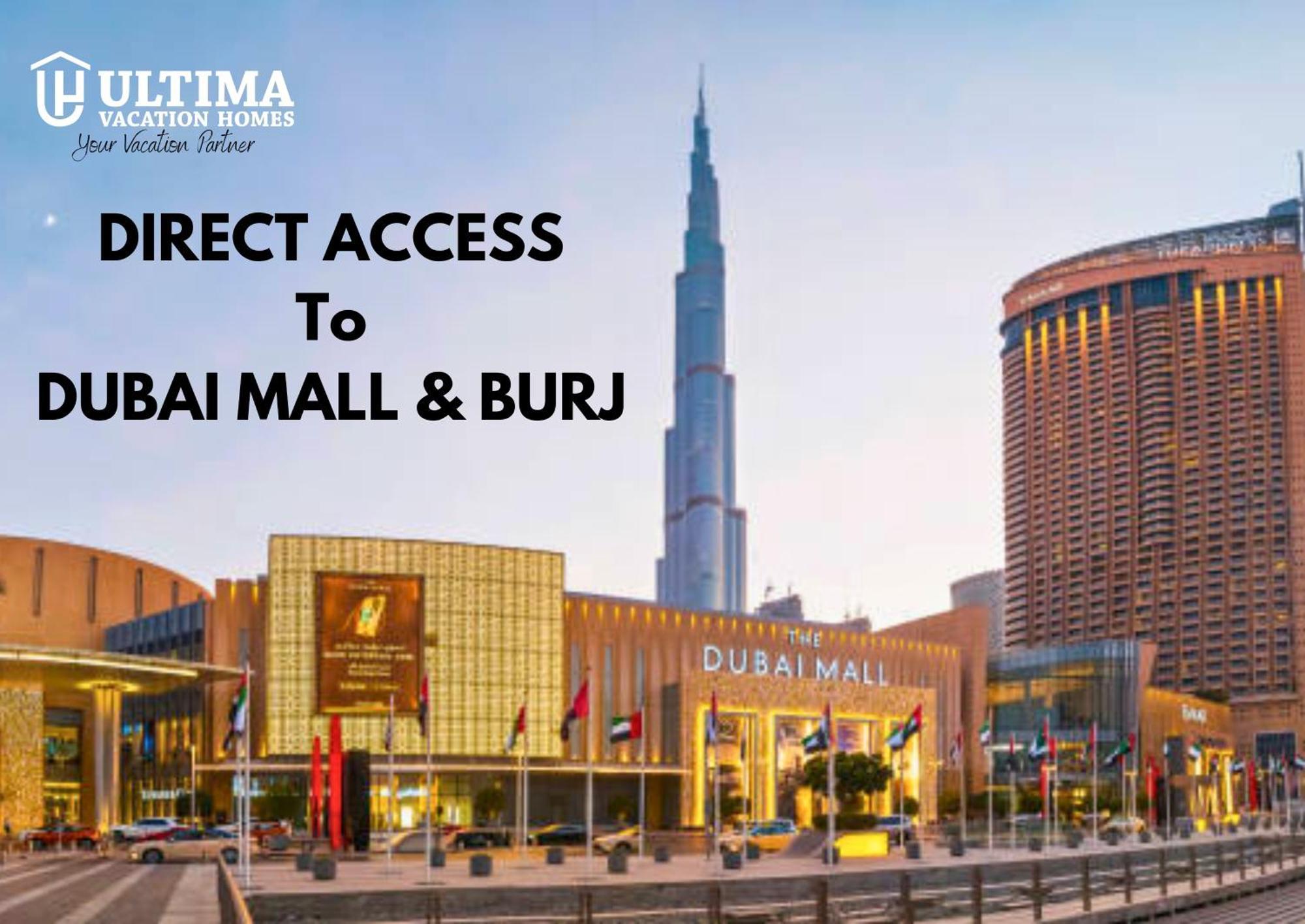 Elegant Apartment With Direct Access To Dubai Mall Luaran gambar
