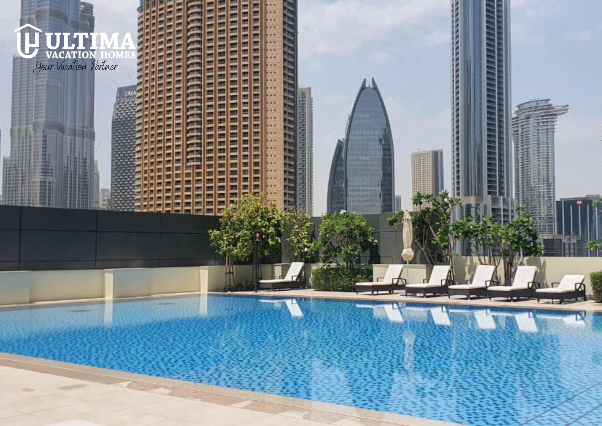 Elegant Apartment With Direct Access To Dubai Mall Luaran gambar