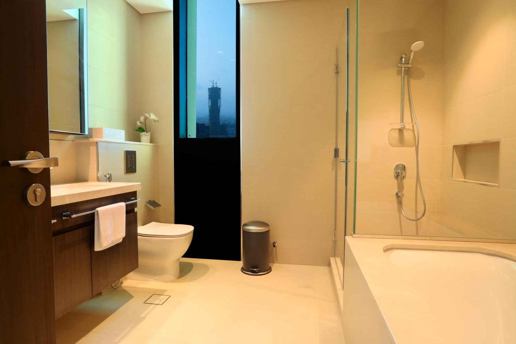 Elegant Apartment With Direct Access To Dubai Mall Luaran gambar