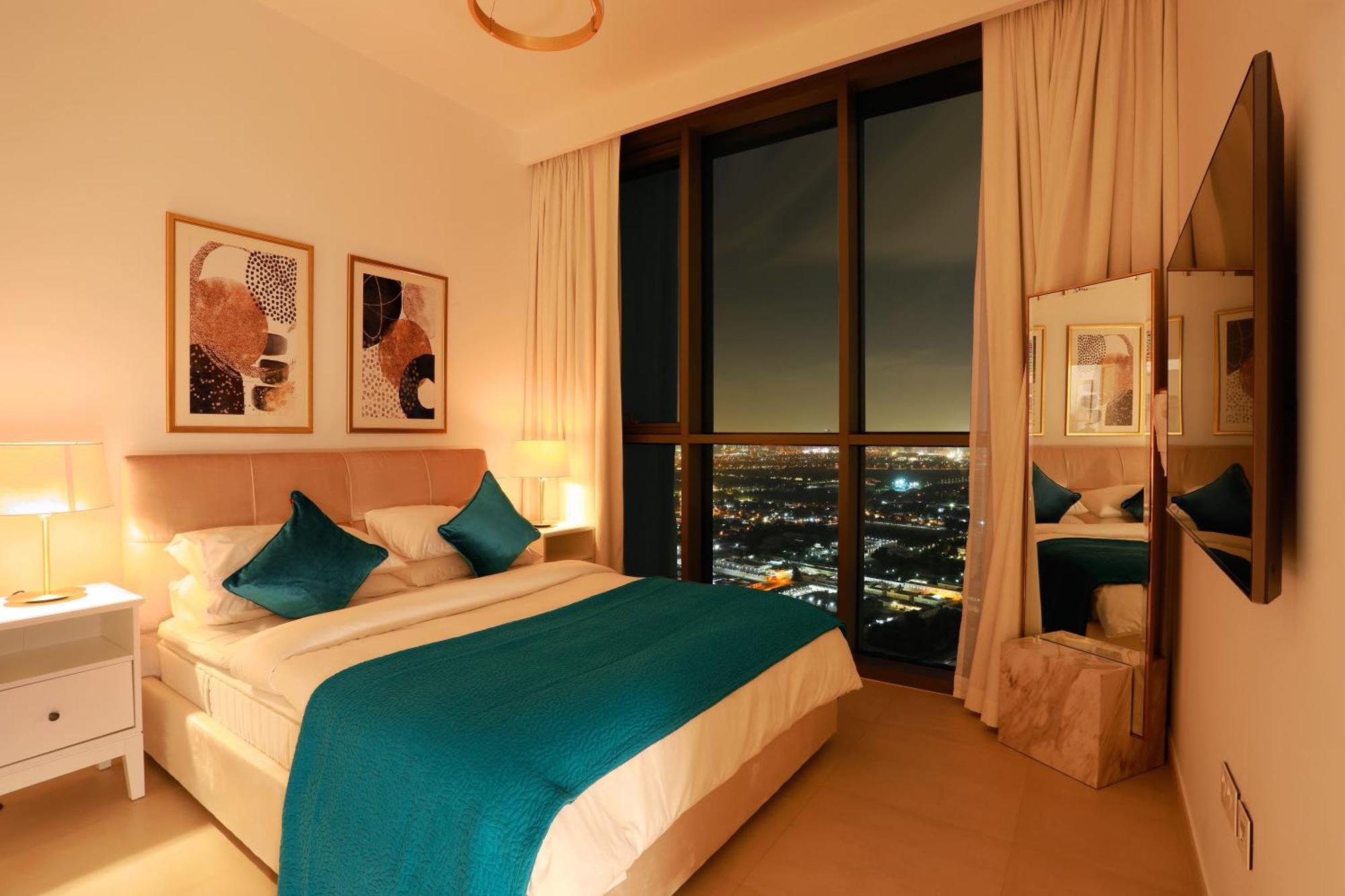 Elegant Apartment With Direct Access To Dubai Mall Luaran gambar